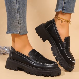 Womens Flats | Agathea Chunky Loafer Flats Flats