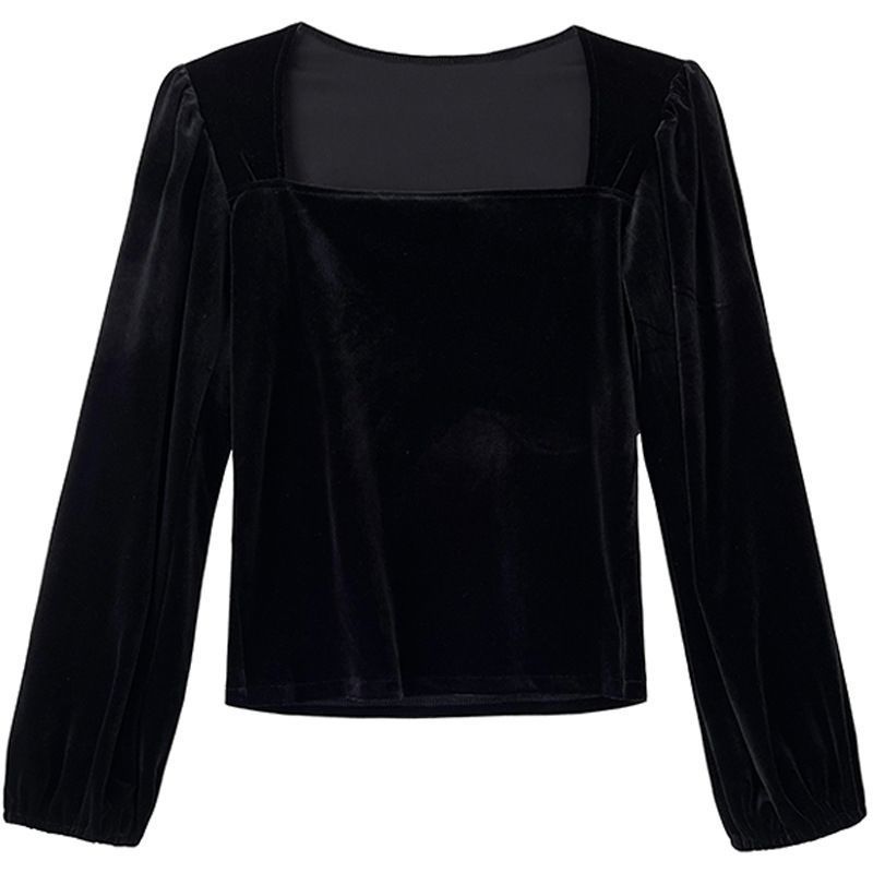 Womens Long Sleeve Tops | Wyatt Velvet Top Long Sleeve Tops Long Sleeve Tops