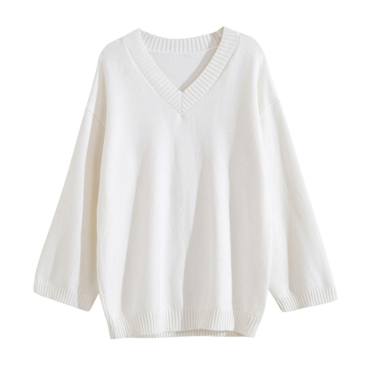 Womens Pullover Sweaters | Jadey Cashmere Oversized V-Neck Sweater Cashmere Cashmere